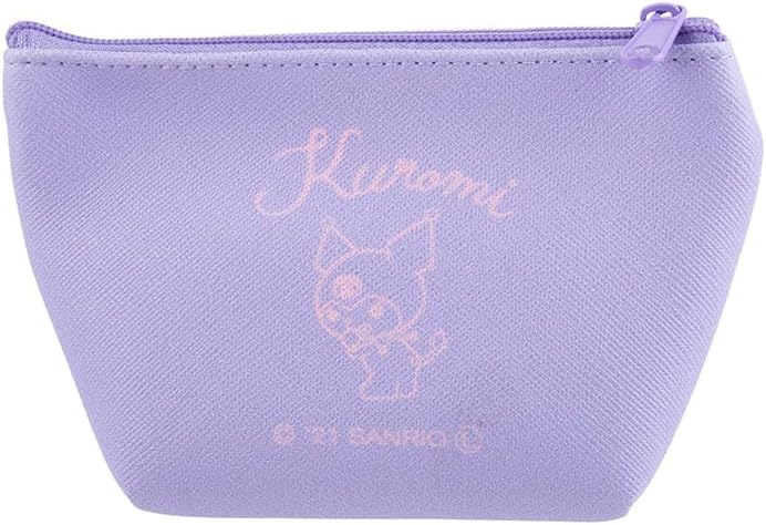 Daiso Kuromi Face Boat Shape Mini Pouch - Purple - Image 2
